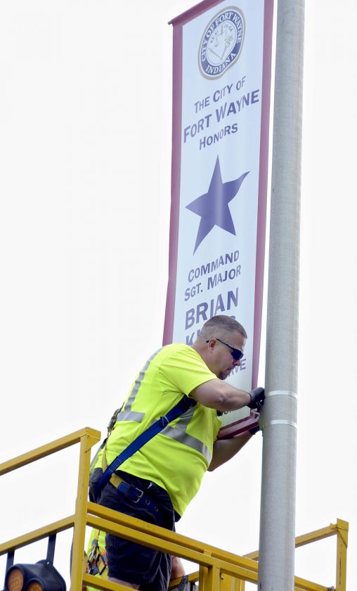 City installs five more ‘Blue Star Banners’ News, Sports, Jobs News